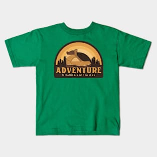 I Love Hiking Adventure Hike Hiker Outdoors Kids T-Shirt